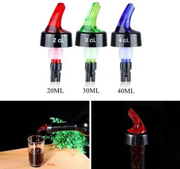 15/20/30/40Ml Kwantitatieve Wijn Pourers Alcohol Meten Geest Stroomt Drank Nip Wijn Cocktail Dispenser thuis Bar Tool 40ml willekeurig kleur
