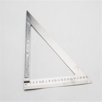 15/20Cm Aluminium Meten Heerser Speed Vierkante Dakbedekking Driehoek Hoek Gradenboog Schakels Meetinstrumenten 15cm