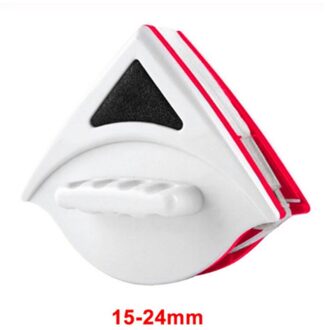 15-24Mm Magnetische Wisser Glas Borstel Tool Dubbelzijdig Magnetische Ruitenwisser Glas Wasborstel Huishoudelijke *