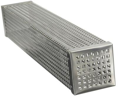 15/30Cm Vierkante Ronde Bbq Grill Koud Roken Mesh Buis Rook Generator Roestvrij Pellet Roker wit / S