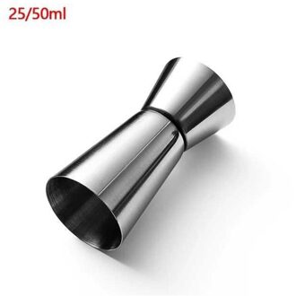 15/30Ml Of 25/50Ml Rvs Cocktail Shaker Meet Cup Dual Shot Drink Geest Meet jigger Keuken Gadgets 25 en 50ml