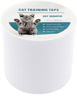 15/30X100Cm Anti-kras Kat Training Tape Scratch Guard Mat Lederen Meubels Sofa Protector Anti-Grab Stok Tapes Voor Katten