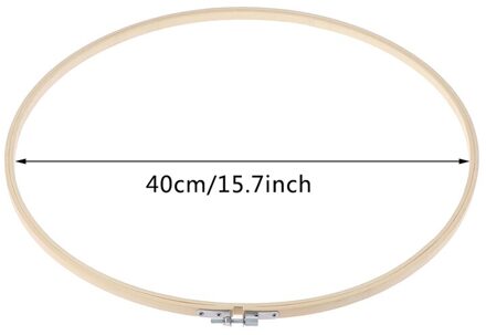 15-40Cm Bamboe Frame Embroidery Hoop Ring Diy Needlecraft Kruissteek Machine Ronde Loop Hand Huishoudelijke Naaien Gereedschap XL