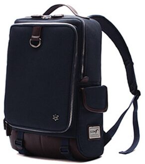 15.6 Inch Notebook Rugzakken Mannen Schoudertassen Mode Business Casual Waterdichte Schooltassen Meisjes Rugzak marine blauw