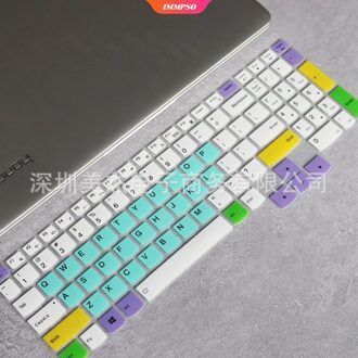 15.6 Inch Silicone Laptop Notebook Toetsenbord Cover Ultradunne Skin Protector Voor Lenovo Legioen R7000 Y7000P Waterdicht Candyblue