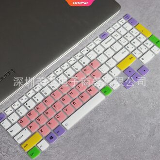 15.6 Inch Silicone Laptop Notebook Toetsenbord Cover Ultradunne Skin Protector Voor Lenovo Legioen R7000 Y7000P Waterdicht Candypink