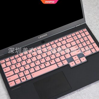15.6 Inch Silicone Laptop Notebook Toetsenbord Cover Ultradunne Skin Protector Voor Lenovo Legioen R7000 Y7000P Waterdicht Roze
