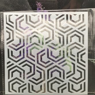 15 Cm Geometrie Textuur 95 Diy Gelaagdheid Stencils Muur Schilderen Plakboek Kleuring Embossing Album Decoratieve Kaart Template
