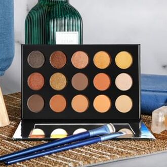 15 Color Bronzed Mocha Eyeshadow Pallete #15 Colors Eyeshadow Palette