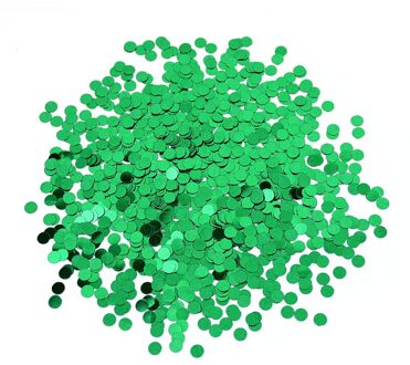 15 G/zak Rose Goud Plastic Confetti Voor Bruiloft Verjaardag Party Tafeldecoraties Anniversary Baby Shower Gunsten Confetti Ballon groen