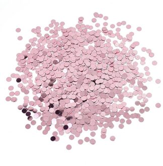 15 G/zak Rose Goud Plastic Confetti Voor Bruiloft Verjaardag Party Tafeldecoraties Anniversary Baby Shower Gunsten Confetti Ballon roos roze