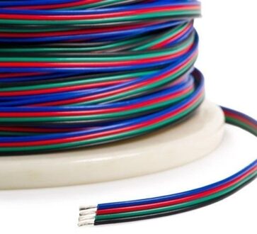 15 meter losse RGB kabel | ledstripkoning