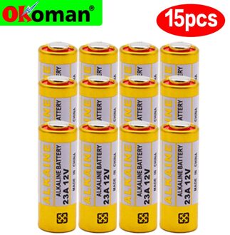 15 Pcs 23A Batterijen 12V Alarm-Remote Primaire Droge Alkaline Batterij 21/23 23GA A23 A-23 GP23A RV08 LRV08 E23A V23GA