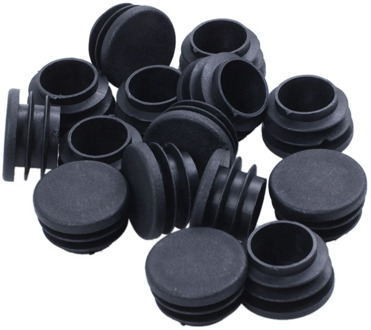 15 pieces of Chair Table Legs End Plug 25mm Diameter Round Plastic Inserted Tube