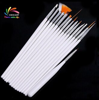 15 stks/set Aardewerk Ambachten Schilderij Borstels Verschillende Vorm Ronde Wees Tip Nylon Aquarel Borstel Set Art Supplies