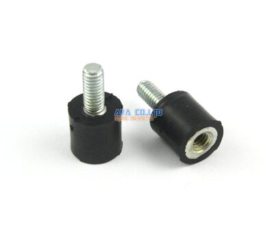 15 Stuks 10*10mm Body M4 * 10mm Mannelijke Vrouwelijke Rubber Anti Vibration Mount Spoel Isolator