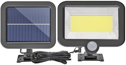 150/160 Led Cob Oplaadbare Solar Light Buiten Pir Motion Sensor Lamp Waterdicht Zonne-straat Wandlamp Tuin Decoratie 100 COB