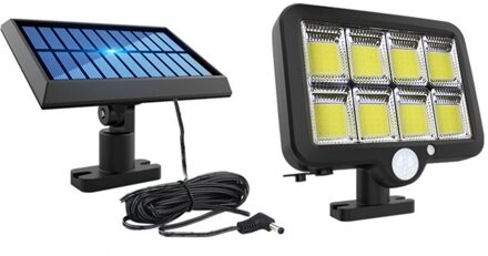 150/160 Led Cob Oplaadbare Solar Light Buiten Pir Motion Sensor Lamp Waterdicht Zonne-straat Wandlamp Tuin Decoratie 160LED