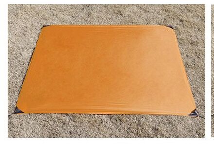 150*180Cm Draagbare Pocket Camping Mat Vouwen Camping Matras Baby Klim Outdoor Ultra-Dunne Waterdichte Strand Picknick deken Oranje