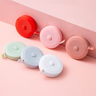 150/180Cm Kleine Meetlint Eenvoudige Draagbare Zachte Meetlint Drie Omtrekken Buste Heup Taille Kleding Heerser Hoogte heerser 1.5m