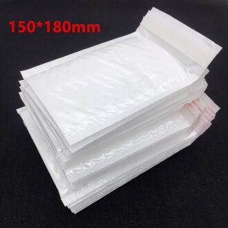 150*180Mm Parel Wit Bruikbare Ruimte Poly Bubble Mailer Enveloppen Padded Mailing Bag Self Afdichting Waterdichte Mailing Zak verpakking