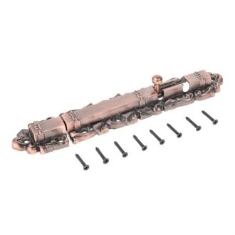 150/200/250Mm Retro Deur Bolt Gate Klink Antieke Venster Deuren Slide Bolt Vergrendelingen Security Lock Gate kast Klink Met Schroeven 200mm E