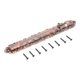 150/200/250Mm Retro Deur Bolt Gate Klink Antieke Venster Deuren Slide Bolt Vergrendelingen Security Lock Gate kast Klink Met Schroeven 250mm F