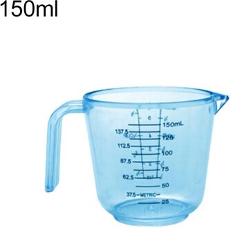 150/300/600Ml Handvat Water Melk Ei Schaal Maatbeker Mok Meting Tool Blue150ml