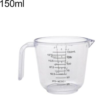 150/300/600Ml Handvat Water Melk Ei Schaal Maatbeker Mok Meting Tool Transparent150ml