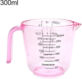 150/300/600Ml Handvat Water Melk Ei Schaal Maatbeker Mok Meting Tool Transparent300ml