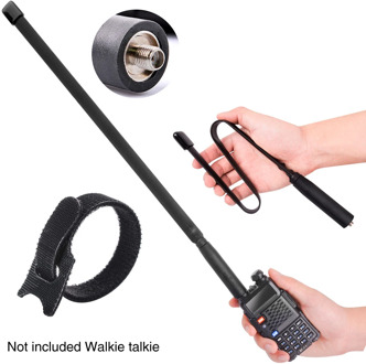 150/440MHz Foldable Antenna Walkie Talkie Outdoor Extend SMA Female VHF UHF Radio Signal Boost Dual Band For Baofeng UV-5R/82