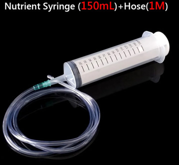 150 Ml Large Capacity Syringe Reusable Pump Oil Measuring With 1 M Silicone Tube For Oil Glue Ink DIY