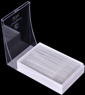 150 stks/partij Wit Praktische Schoon Tand Floss Dubbele Hoofd Mondhygiëne Dental Plastic Rager Tandenstokers