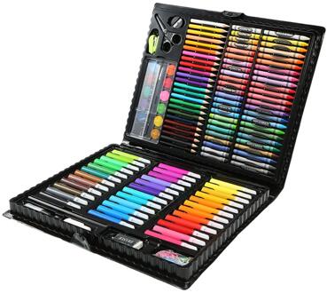 150 stks/set Kids Art Tekening Kleurpotloden Schilderen Tool Marker Pennen Waskrijt Oliepastel Tekening Set lapices de colores