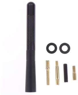 1500 2500 3500 Signaal Booster Antenne Mast Auto Dak Am Fm Antenne Radio Versterker Antena Auto zwart