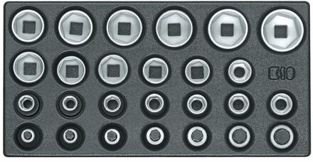 1500 ES-19 6626580 Steeksleutels 26-delig