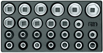 1500 ES-19 IS 1733109 Steeksleutels 26-delig