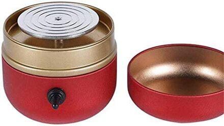 1500Rpm Mini Aardewerk Wiel Elektrische Wiel Diy Klei Tool Klei Plastic Machine Voor Lade Volwassen Kinderen Keramische Kunst (Rood)