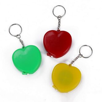 150Cm/60in Intrekbare Meetlint Voor Body Doek Meten Naaien Tailor Drukknop Intrekbare Willekeurige Kleur