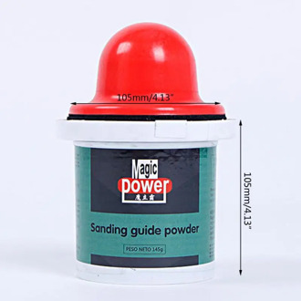 150g Black Dry Guide Coat Powder Shows Imperfections & Scratches on Paint