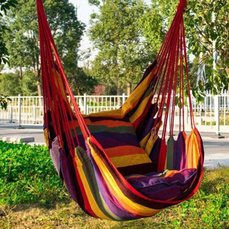 150kg Garden Hang Chair Swinging Indoor Outdoor Furniture Hammock Hanging Rope Chair Swing Chair Seat portable camping seat