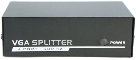 150Mhz 4 Poort Monitor Switch Vga Svga Video Splitter Box Adapter Usb Powered Bundel 1 Vga Kabels computer Metalen