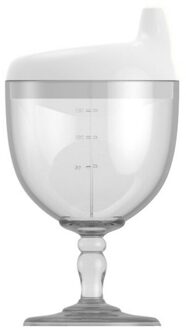 150Ml Baby Beker Water Fles Pp Materiaal Baby Melk Cups Met Eendenbek Mond Kids Training Drinkbeker Kinderen Voeden wit