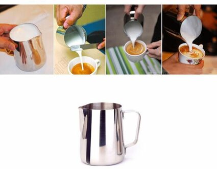 150Ml Keuken Rvs Koffie Thee Melk Opschuimen Latte Jug P9YD
