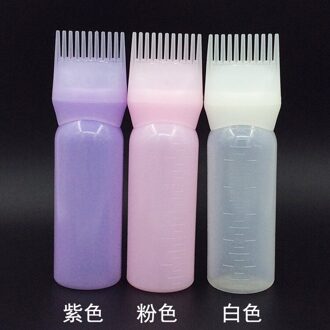 150Ml Multicolor Plastic Haarverf Hervulbare Fles Applicator Stomerij Pot Shampoo Fles Salon Kappers Gereedschap