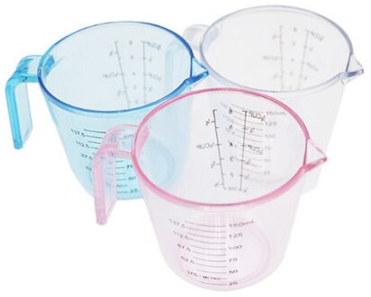 150Ml Schaal Meten Plastic Handvat Cup Plastic Maatbeker Keuken Meten Gereedschap Accessaries Meten Voedsel Bakken Cups