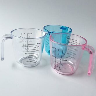 150Ml Schaal Meten Plastic Handvat Cup Plastic Maatbeker Keuken Meten Gereedschap Accessaries Meten Voedsel Bakken Cups