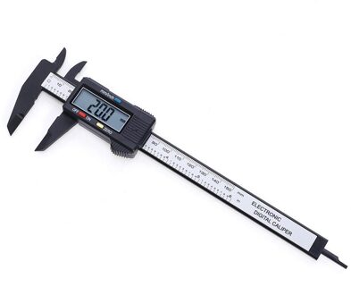 150Mm 6Inch Lcd Digitale Heerser Elektronische Carbon Fiber Schuifmaat Gauge Micrometer Meetinstrumenten Voor Industriële Automotiv