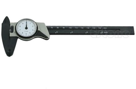 150Mm 6Inch Meetklokschuifmaat Plastic Schuifmaat 4 Manier Gauge Micrometer