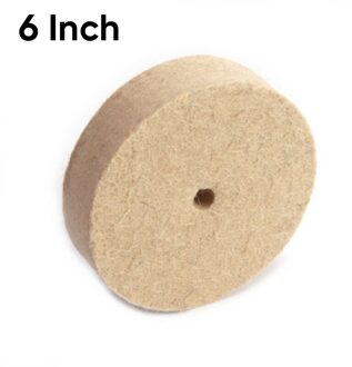 150Mm/6Inch Polijstschijf Wolvilt Polijstmachine Buffing Pad Disc Voor Rotary Tool Geschikt Voor Polijsten Roestvrij staal